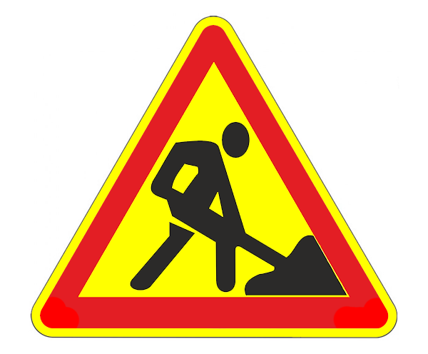 <span style="font-weight: bold;">Дорожный знак 1.25, треугольник 900 мм</span>